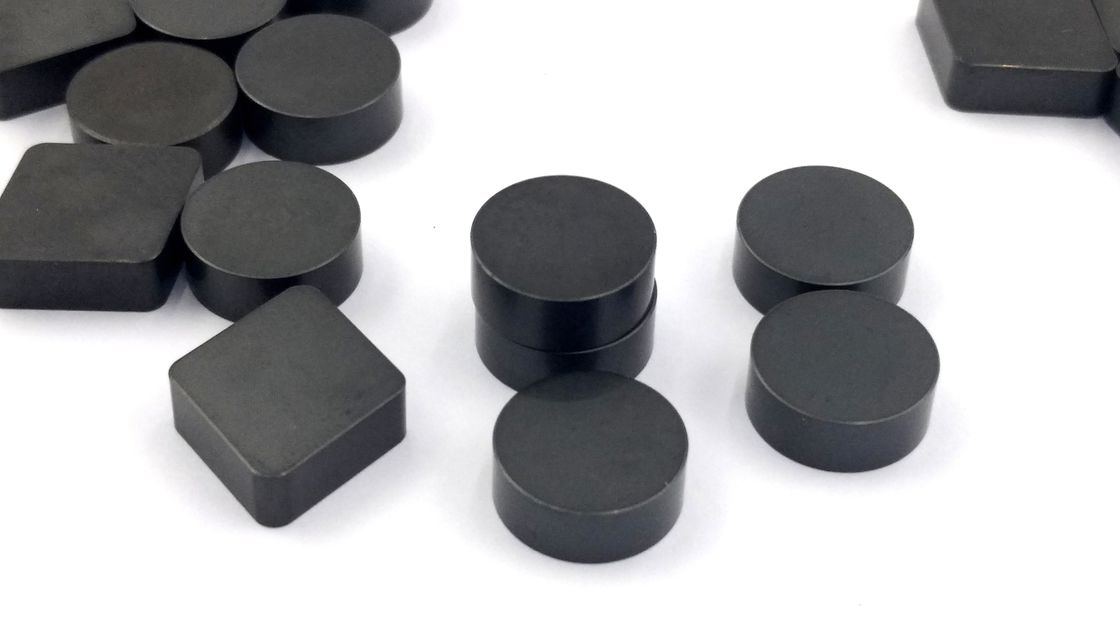 China Black Color ZBNS93S Solid PCBN Blanks Multi Shapes Design And Good Weld Ability
